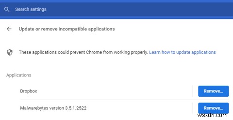 Cách kiểm tra Google Chrome để tìm xung đột phần mềm không tương thích 