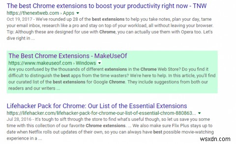 Làm cho Tìm kiếm của Google tốt hơn nhiều với 12 tiện ích mở rộng hữu ích của Chrome 