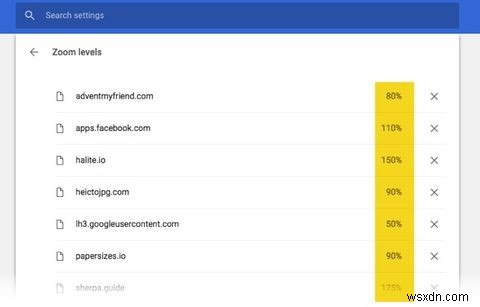 Cách quản lý mức thu phóng tùy chỉnh trong Chrome 