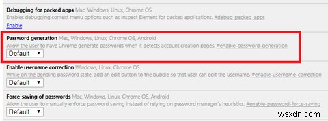 Cải thiện bảo mật web bằng cách sử dụng mật khẩu được tạo tự động trên Chromes 