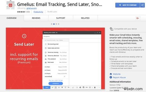 Làm cho Gmail hoạt động giống như Microsoft Outlook với các tiện ích mở rộng của Chrome 