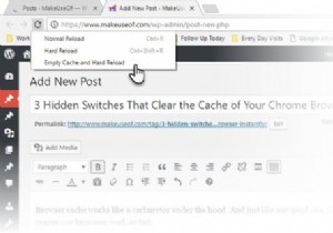3 công tắc ẩn xóa bộ nhớ cache của Chrome ngay lập tức 