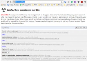 10 trang Google Chrome ẩn và những gì bạn có thể làm với chúng 
