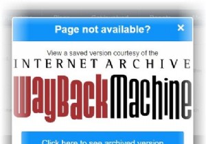 Cách xem các liên kết URL chết bằng cách sử dụng Wayback Machine trên Chrome 