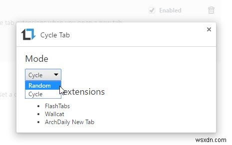 Cách xoay vòng qua các tiện ích mở rộng tab mới yêu thích của bạn trong Chrome 