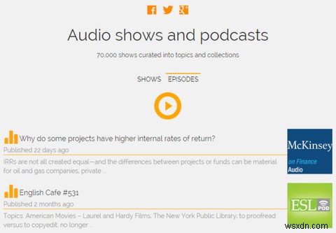 Trình phát Podcast tốt nhất cho Chromebook 