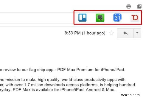 Phần bổ sung cho Chrome biến Hộp thư đến Gmail của bạn thành Trang tổng quan về năng suất 