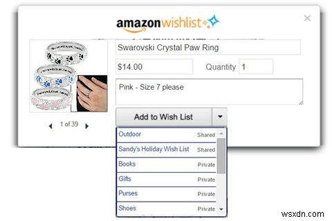 Tiện ích mở rộng mua sắm tuyệt vời của Amazon dành cho Chrome 