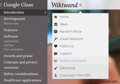 Học điều gì đó mới mỗi ngày với Wikiwand 