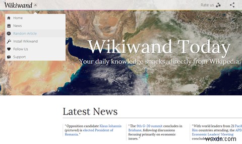 Học điều gì đó mới mỗi ngày với Wikiwand 