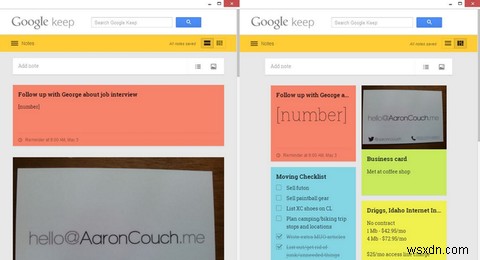 Google Keep dành cho Chrome:Giải pháp trong trình duyệt của bạn để ghi chú nhanh 