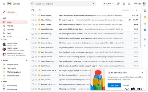 Gmail đang có một giao diện mới:Đây là những gì đang thay đổi 