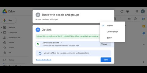 Cách chia sẻ tệp trên Google Drive với tài khoản không phải Gmail 