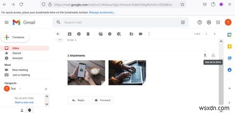 Cách lưu tệp đính kèm trong Gmail vào Google Drive 