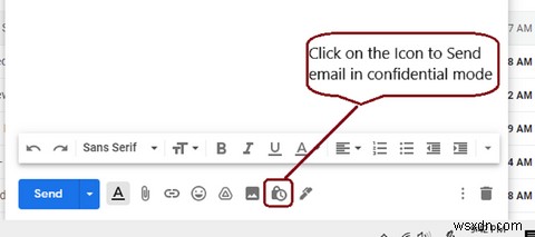 Cách gửi và mở email bí mật trong Gmail 