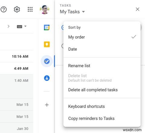 Cách quản lý Hộp thư đến Gmail của bạn bằng Google Tasks 