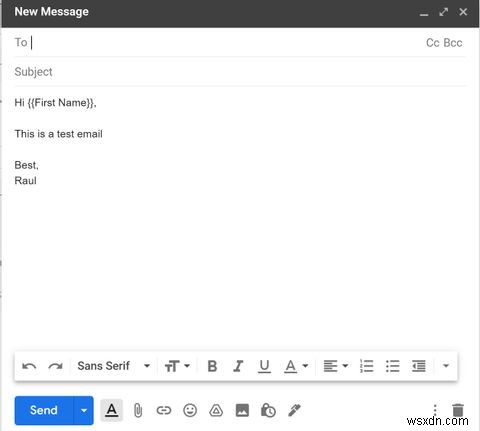 Cách gửi hàng loạt email trong Gmail từ Google Trang tính 