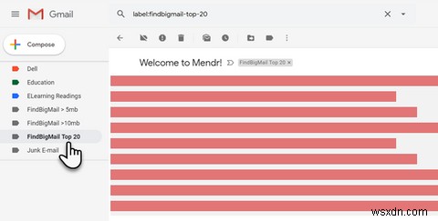 Cách tìm nhanh thư có tệp đính kèm trong Gmail 