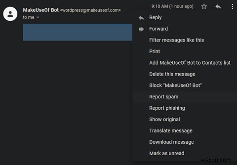 Cách ngăn chặn email spam trong Gmail 