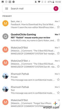 Làm chủ Gmail di động mới với 10 mẹo này 