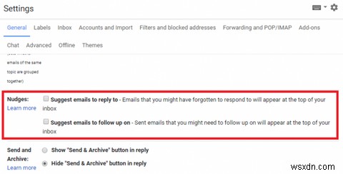 Nudge trong Gmail là gì? Và làm thế nào để bật và tắt nó 