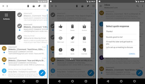 Truy cập Inbox Zero với 8 ứng dụng Android tuyệt vời này 