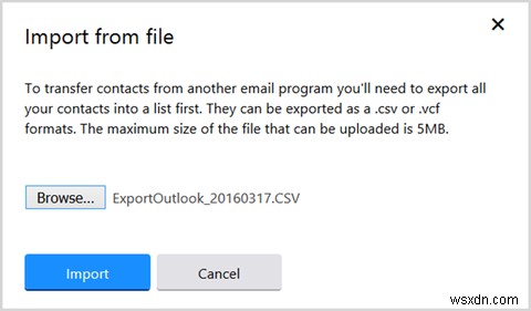 Cách xuất danh bạ Outlook sang mọi nơi 