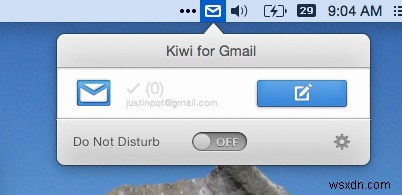 Kiwi về cơ bản là Gmail dành cho Mac 