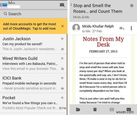 Ứng dụng email cho Android:3 tùy chọn tuyệt vời để thử trong năm 2014 