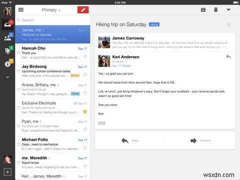 Ứng dụng Gmail được cập nhật dành cho iOS cung cấp cho bạn nhiều không gian hơn để làm việc đa nhiệm