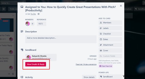 Cách SendBoard làm cho việc gửi email trở nên dễ dàng trên Trello 
