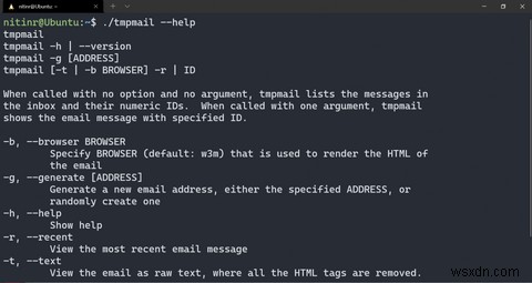 Cách tạo địa chỉ email tạm thời bằng thiết bị đầu cuối Linux 