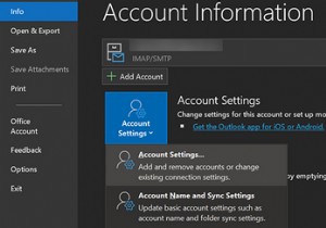 Cách xuất email từ Outlook 