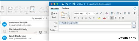 Cách tạo nhóm email và danh sách phân phối trong Outlook 