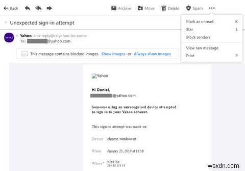 Cách chặn email trên Gmail, Yahoo và Outlook 