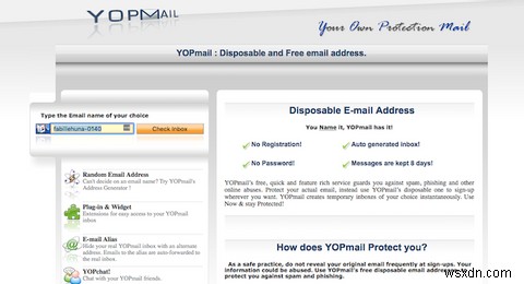 Cách tạo nhanh địa chỉ email tạm thời với YOPmail 