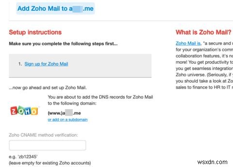 Cách thiết lập email miễn phí tại miền của bạn với Zoho Mail 