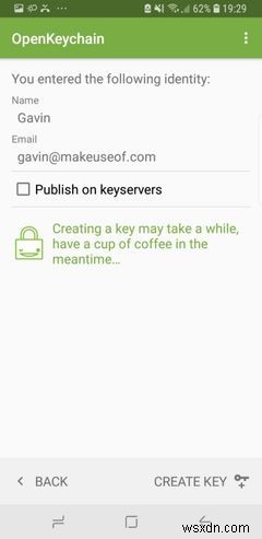 Cách gửi email được mã hóa trên Android bằng OpenKeychain 