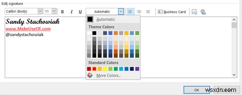 Cách thêm và thay đổi chữ ký trong Microsoft Outlook 
