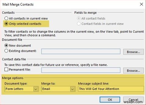 Cách gửi email hàng loạt được cá nhân hóa trong Outlook với tính năng kết hợp thư 
