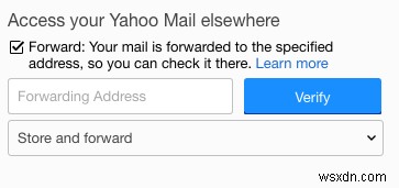 Yahoo lại có tính năng chuyển tiếp thư:Cách bật lại 
