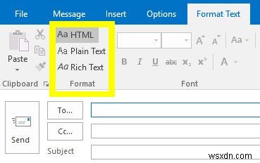 Cách chỉnh sửa định dạng &phông chữ email trong Microsoft Outlook