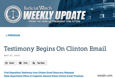 Vụ bê bối qua email Hillary Clintons:Điều bạn cần biết 