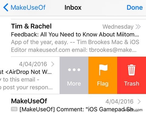 Mẹo &Thủ thuật cho iOS Mail.app để gửi email giống như một chuyên gia trên iPhone của bạn 