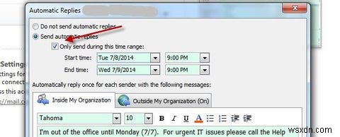 Cách thiết lập một người trả lời email không có mặt tại văn phòng trong Outlook 