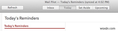 Ứng dụng thư điện tử hướng tác vụ đã có trên Mac OS X 