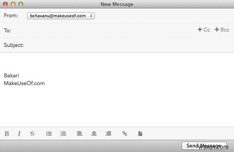Ứng dụng thư điện tử hướng tác vụ đã có trên Mac OS X 