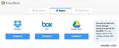 Kloudless:Truy cập hai cách vào tệp trong Gmail, Dropbox, Google Drive và hơn thế nữa 