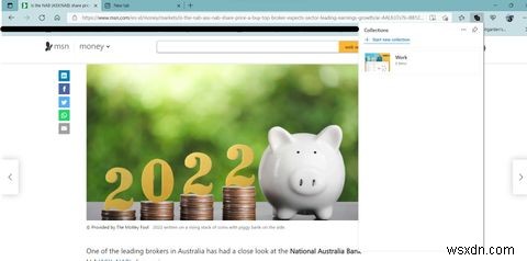 Cách sử dụng Bộ sưu tập trên Microsoft Edge 