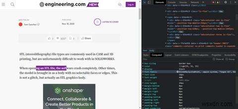 Cách Tìm Phông chữ Trang Web Sử dụng Công cụ Kiểm tra Phần tử và Tiện ích Mở rộng Trình duyệt 